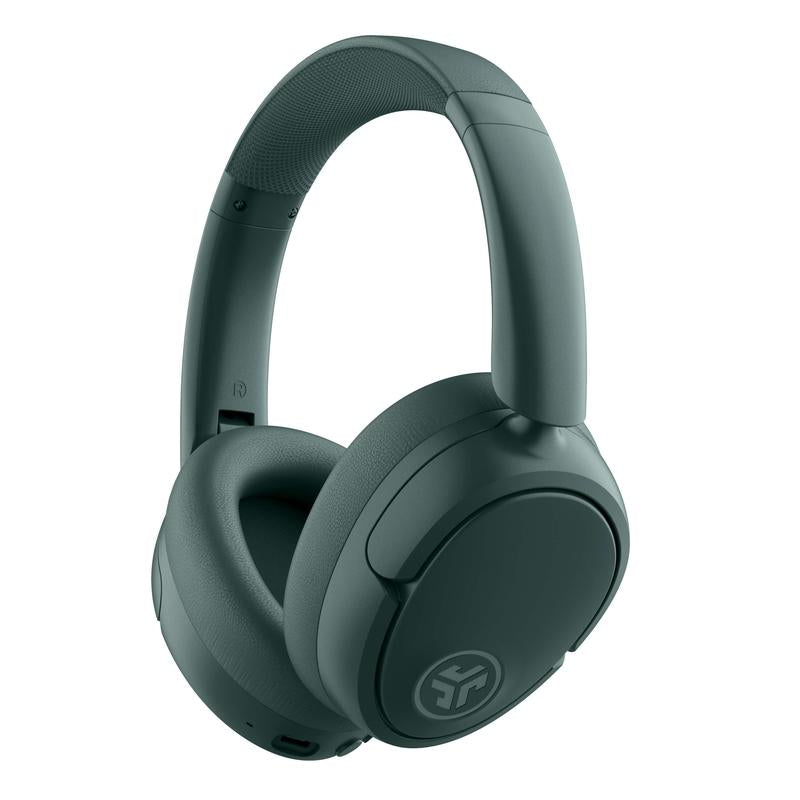 Jlab Jbuds Lux Active Noise Cancellation Wireless Bluetooth Headphones, Custom EQ, Over-Ear, Be Aware Safety Mode. Foldable, Iphone / Android, Wired