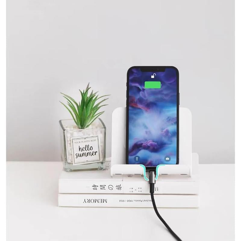 Enhanced Wall-Mounted Shower Phone Holder with Three Adhesive Stickers | Adjustable and Removable Cell Phone Stand for Bathroom, Bedroom, and Kitchen | Universally Compatible with All Phones and Tablets (Black)