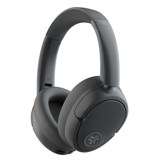 Jlab Jbuds Lux Active Noise Cancellation Wireless Bluetooth Headphones, Custom EQ, Over-Ear, Be Aware Safety Mode. Foldable, Iphone / Android, Wired